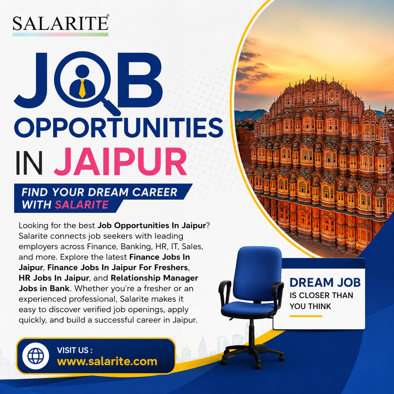 Job Opportunities In Jaipur – Find Your Dream Career with Salarite